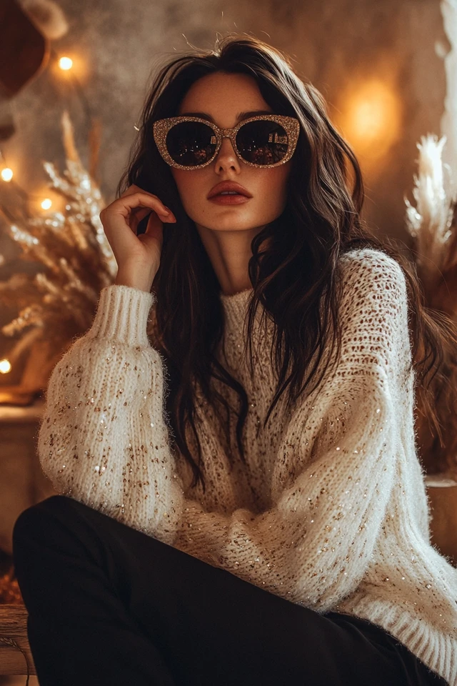 Sparkly Knitwear for Winter Festive Vibes - photo 6