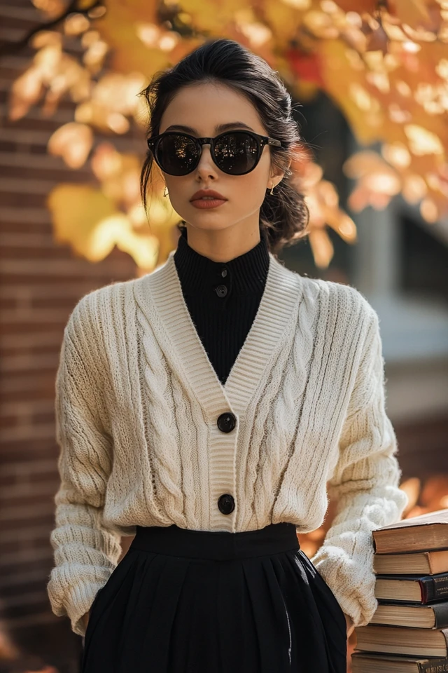 Preppy Cardigans for Back-to-School Fall Trends - photo 6