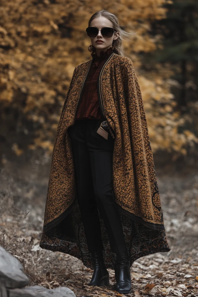 Statement Capes for Bold Fall Outfits - photo 6