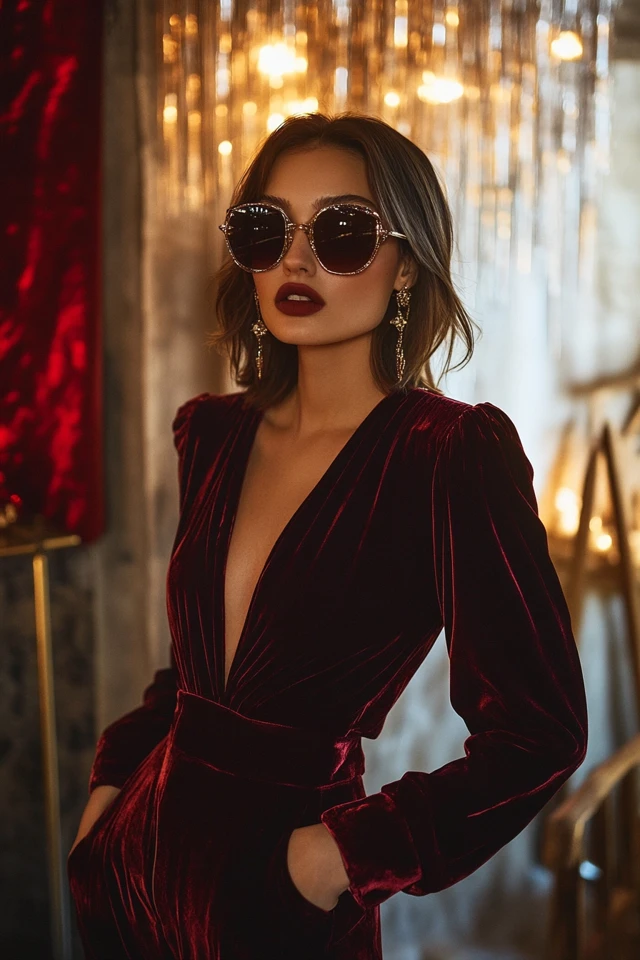 Luxe Velvet Tops for Winter Party Outfits - photo 6