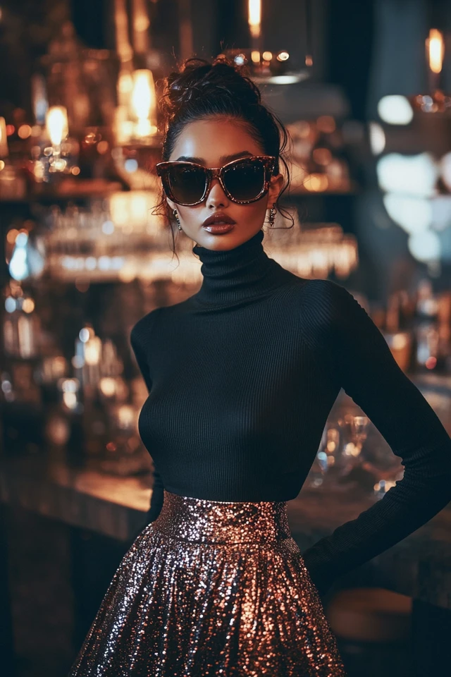 Shimmering Midi Skirts for Winter Cocktail Events - photo 6