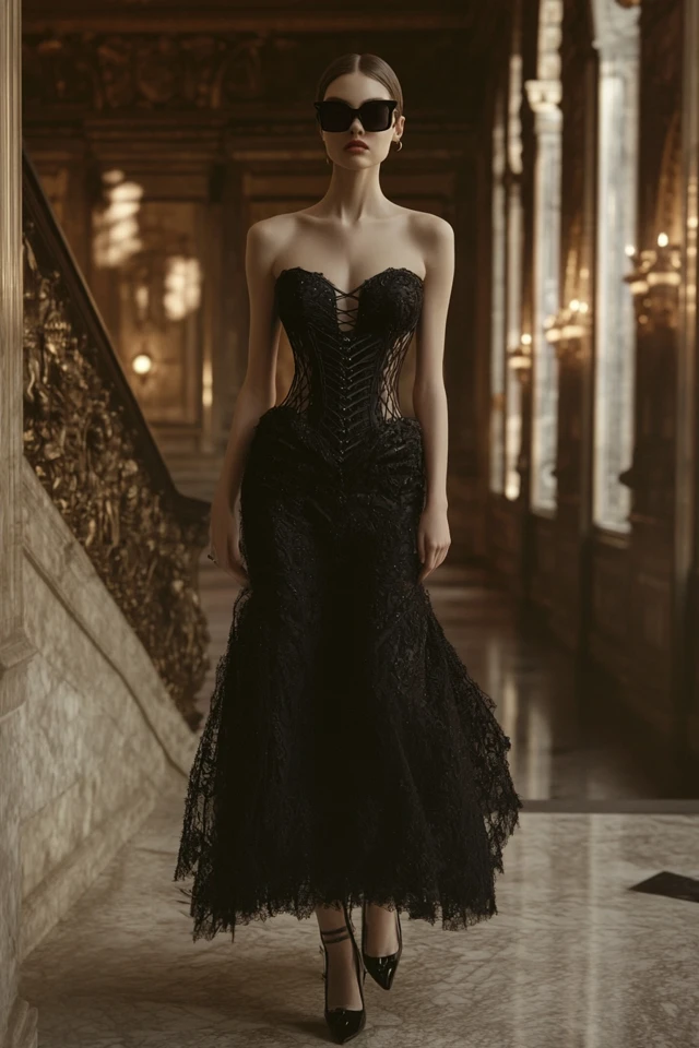 Sculpted Corset Dresses for Timeless Drama - photo 6