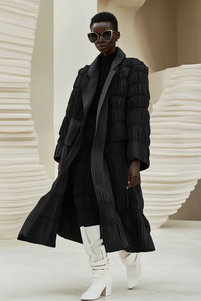 Sculptural Coat Dresses for Unique Outerwear - photo 6