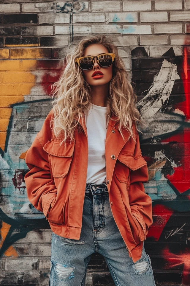 Edgy Graffiti Tour Outfits with Oversized Jackets - photo 6