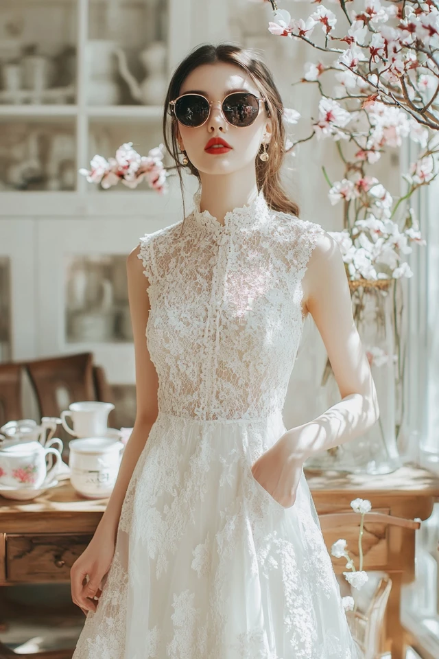 Sophisticated Tea Party Dresses with Lace Details - photo 6