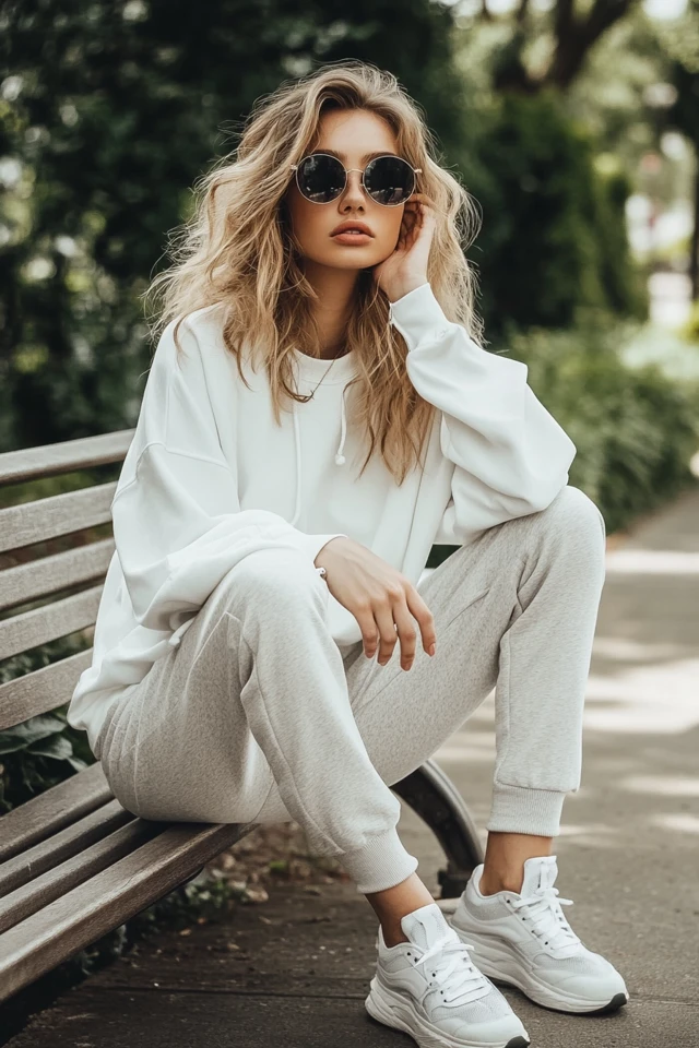Relaxed Joggers for Cloudy but Warm Afternoons - photo 6