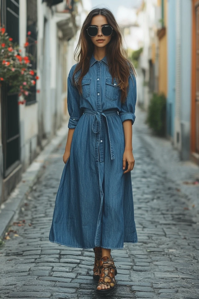 Light Denim Dresses for Breezy Spring Outings - photo 6