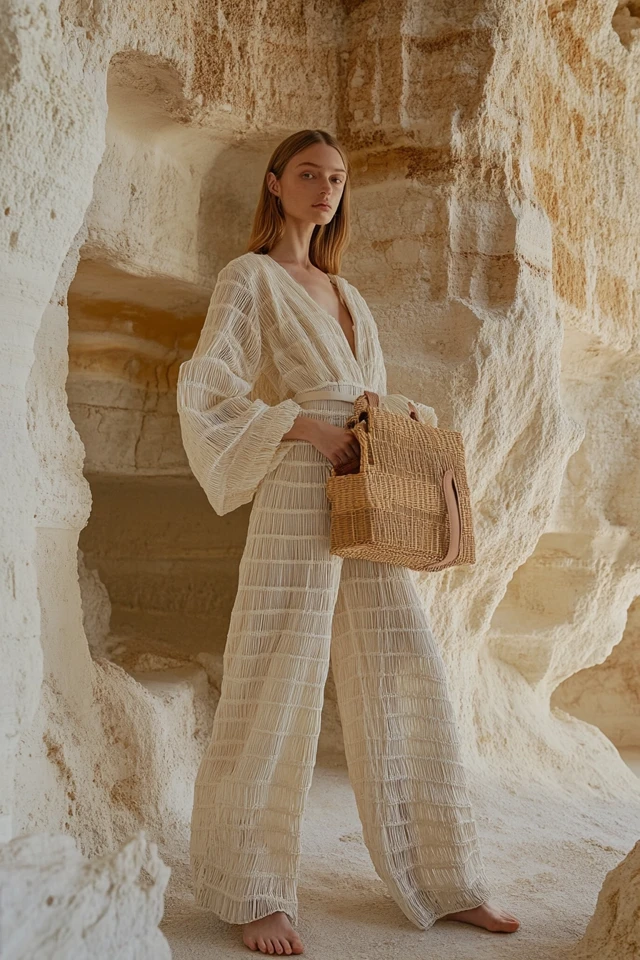 How to Wear Rattan Accessories Beyond Summer - photo 6