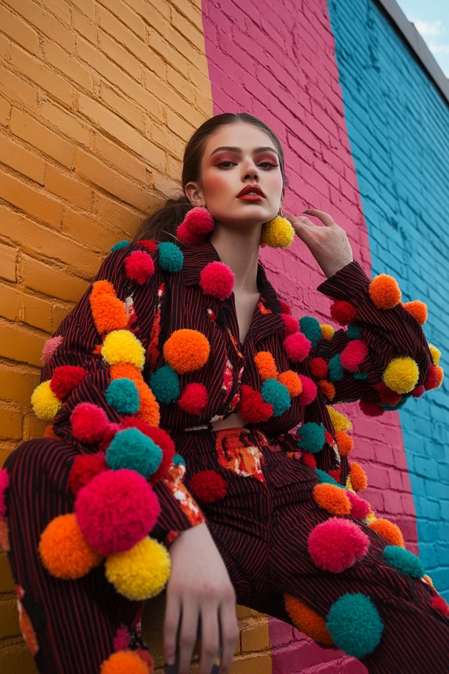 Styling Pom-Pom Accessories for a Fun and Playful Look - photo 3