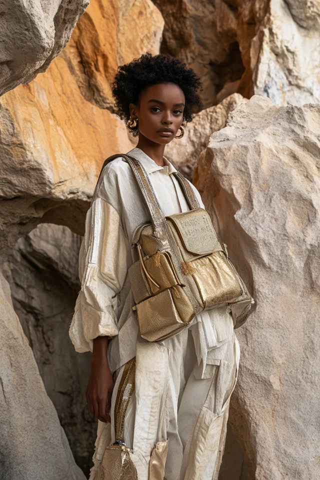 How to Accessorize with Mixed-Texture Bags - photo 6