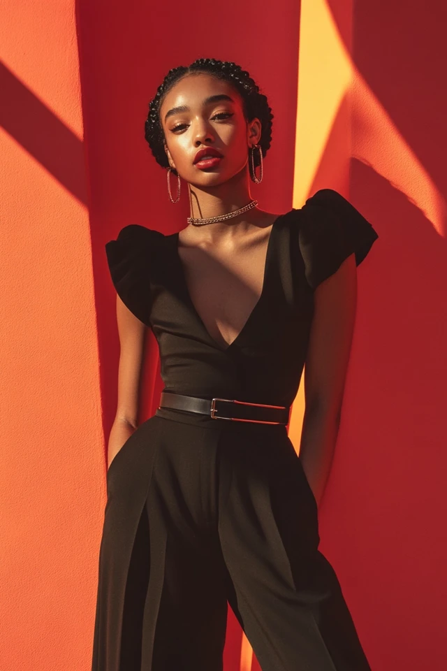 Styling Accessories with High-Waisted Pants - photo 6