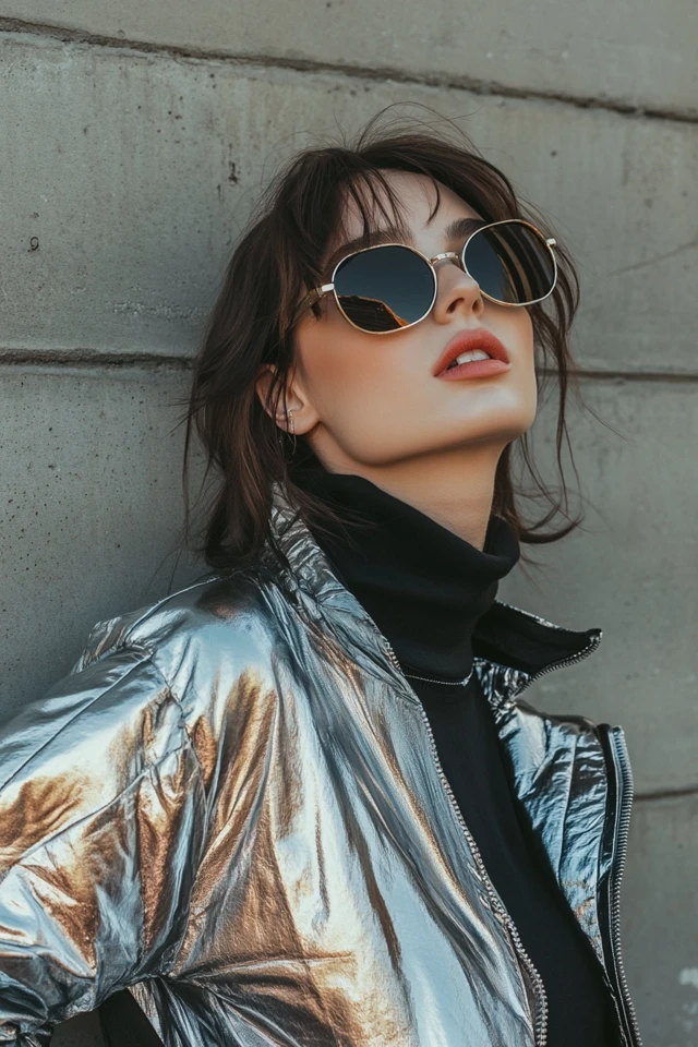 Metallic Jackets for Futuristic Winter Trends: Shine, Sleekness, and Style - photo 6