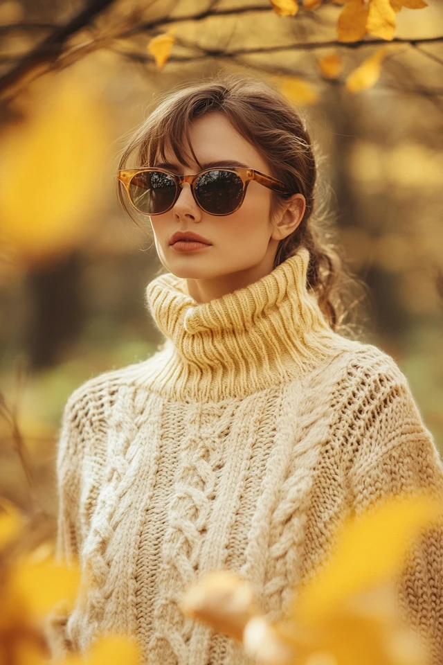 Warm Cream and Mustard Color Combinations for Knitwear - photo 6