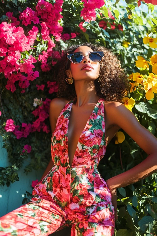 Vibrant Floral Jumpsuits for Summer Picnics: Bold, Comfortable, and Effortlessly Stylish - photo 6