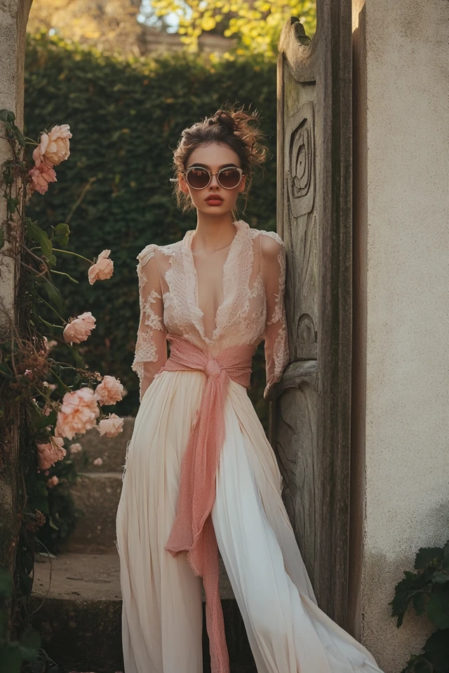 Elegant Ivory and Blush Combinations for Daytime Dresses - photo 2