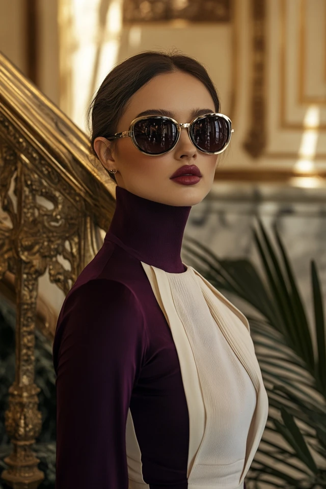 Rich Plum and Soft Ivory in Flattering Formal Looks - photo 6