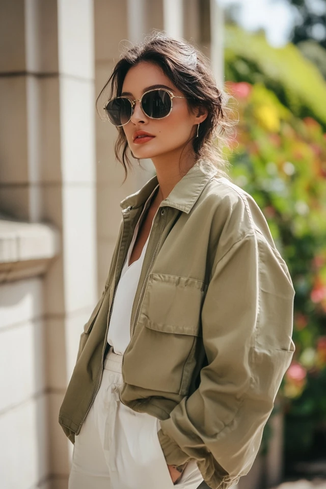 Earthy Olive and Cool Ivory: Styling Transitional Jackets for Effortless Elegance - photo 6