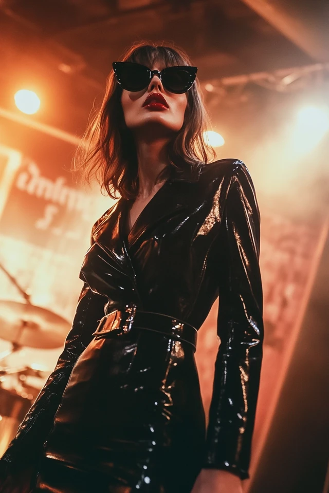 Stylish Leather Dresses for New Year Rock Concerts: Edge Meets Elegance - photo 3