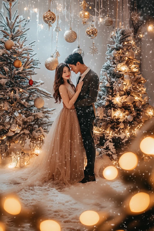 Matching Couples’ Attire for Festive Photoshoots: Creating Coordinated and Timeless Looks - photo 3