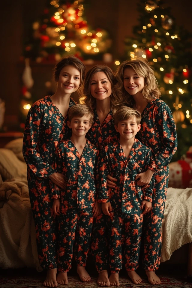 Matching Pajamas for Christmas Morning Photos: Creating Cozy and Memorable Holiday Moments - photo 3