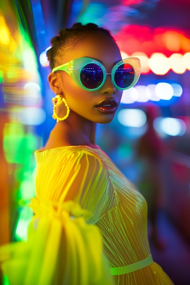 Trendy Neon Dresses for New Year’s Eve Raves: Standout Style for the Ultimate Party Night - photo 3