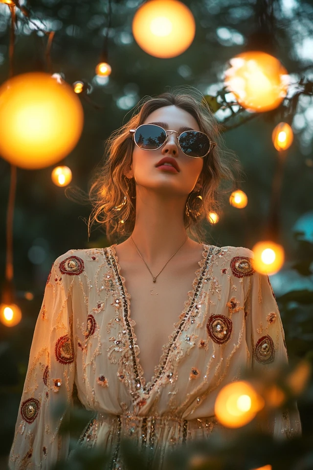 Embroidered Festival Dresses for Outdoor Evening Events: Boho Elegance Meets Festival Glam - photo 3