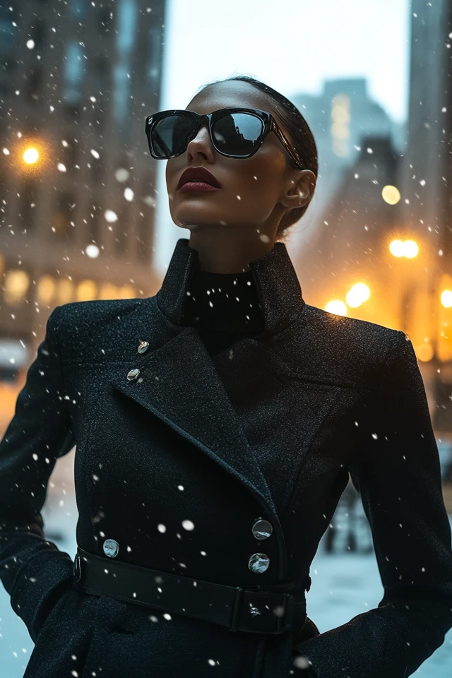 Combining Wool and Leather in Edgy Coats: Effortless Cool Meets Timeless Elegance - photo 3