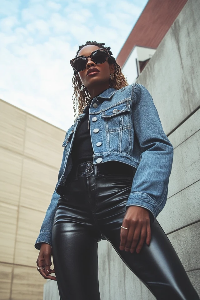 Combining Denim and Leather for Casual Streetwear: Effortless Edge Meets Everyday Cool - photo 3