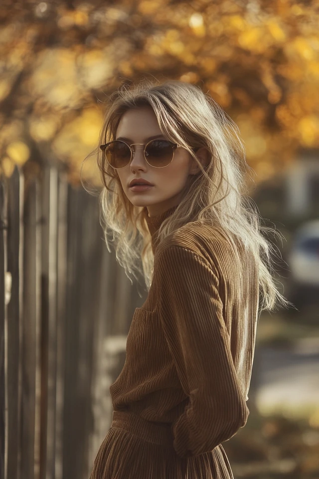 Mixing Corduroy and Wool in Warm Autumn Skirts: Cozy, Chic, and Timeless - photo 3