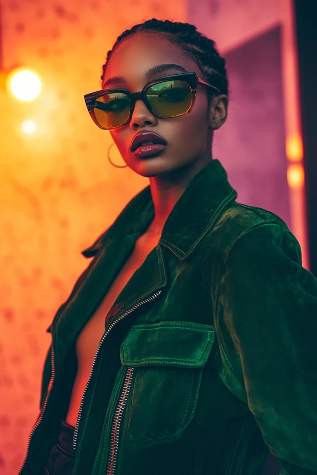 Pairing Suede and Faux Leather in Statement Jackets: A Perfect Blend of Texture and Edge - photo 3