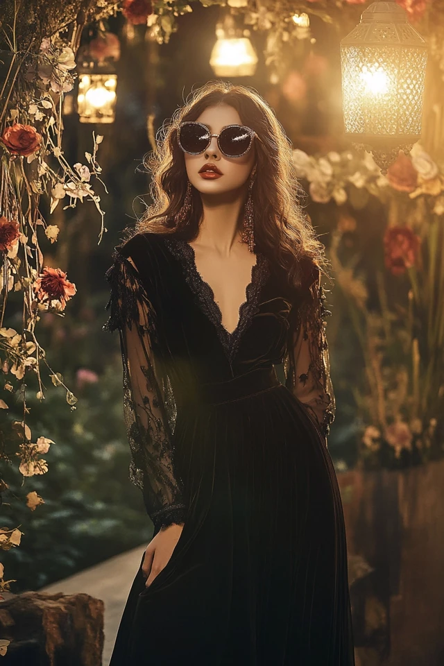 Mixing Velvet and Chiffon for Ethereal Formal Looks - photo 3