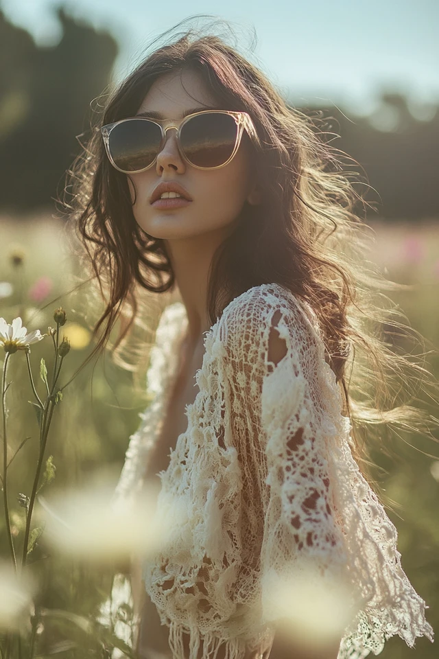 Combining Chiffon and Crochet for Romantic Summer Outfits - photo 2