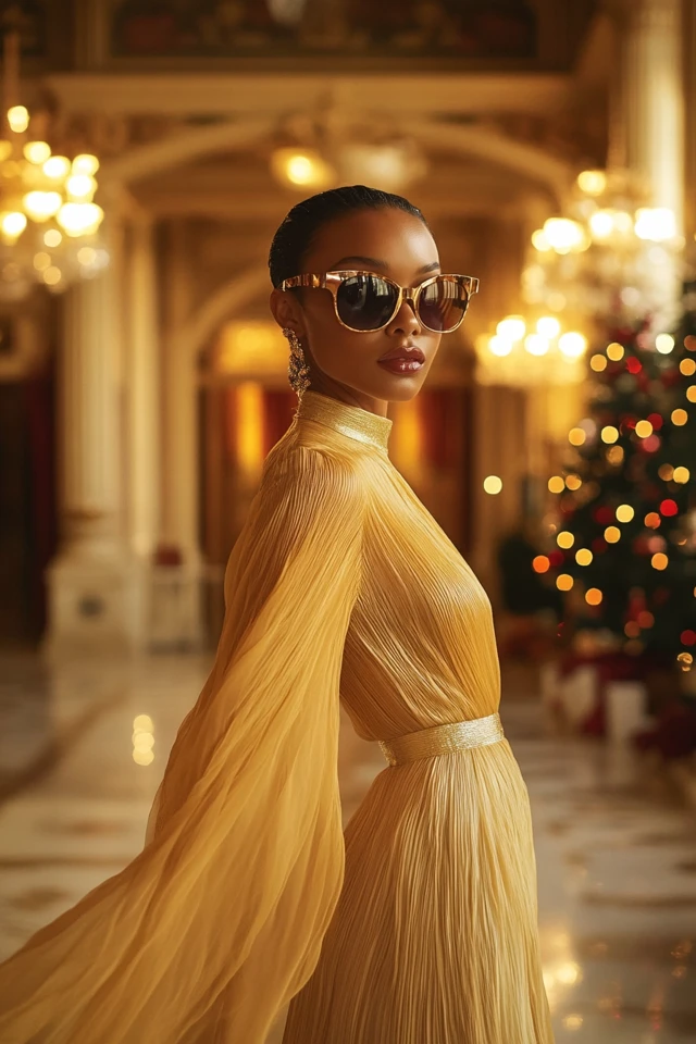 Chiffon and Satin for Elegant Holiday Dresses - photo 3