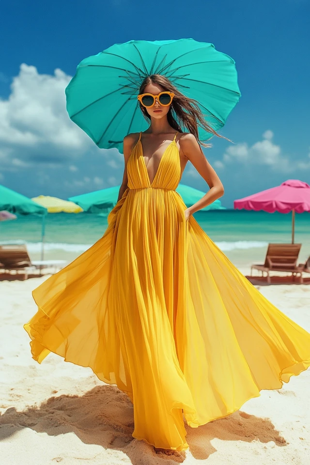 Bright Yellow Dresses for Summer Beach Days - photo 3