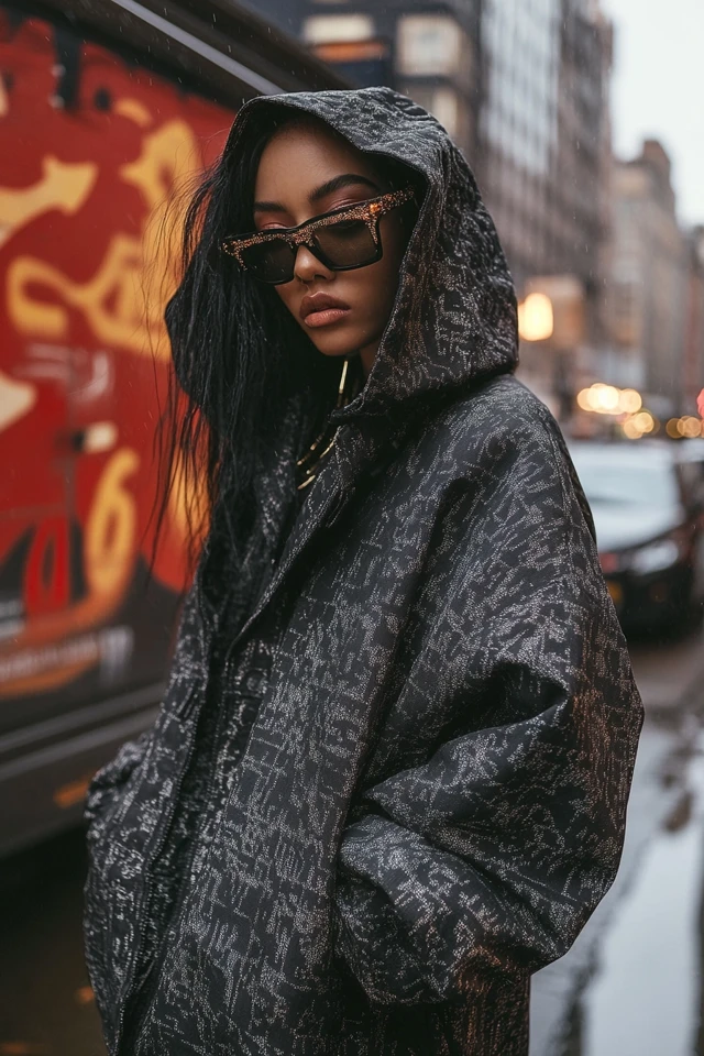 Oversized Hooded Jackets for Fall Streetwear - photo 3