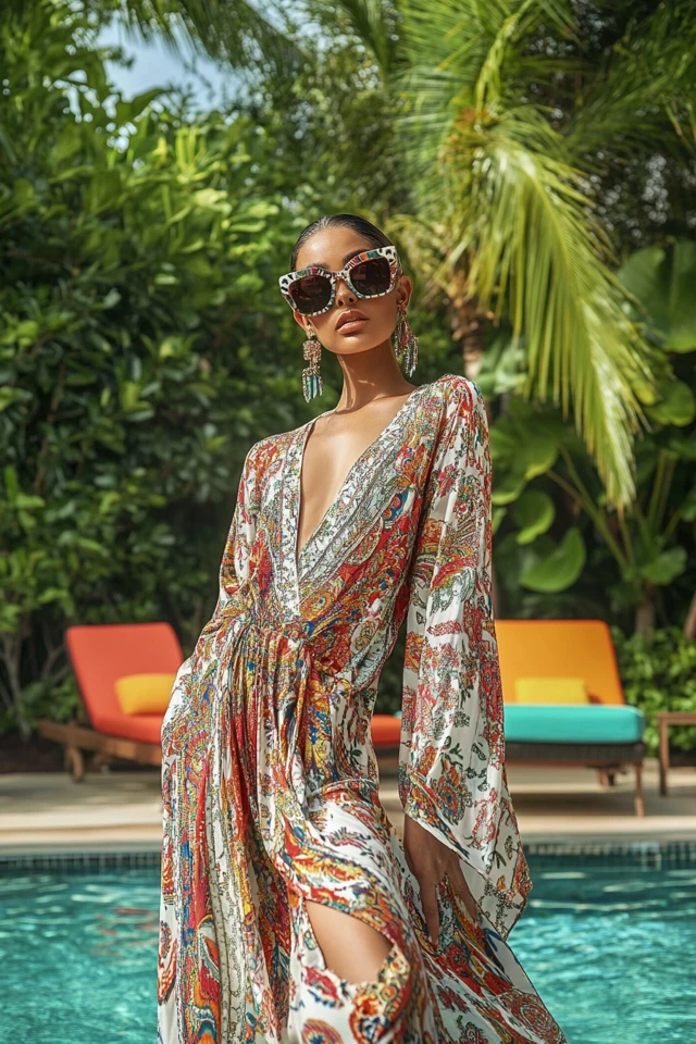 Breezy Kaftans for Poolside Summer Relaxation - photo 3