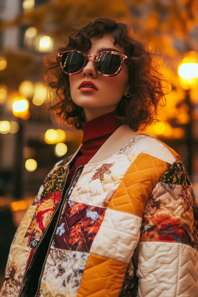 Quilted Jackets with Bold Prints for Fall Statements - photo 3