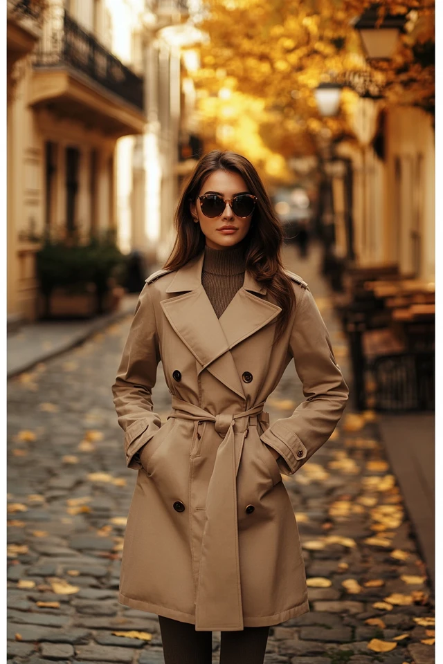 Neutral Tones in Trench Coats for Fall Timeless Style - photo 3