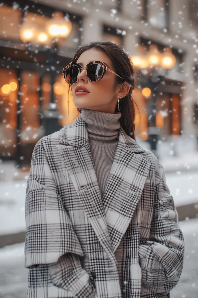 Oversized Plaid Coats for Winter Classics - photo 3