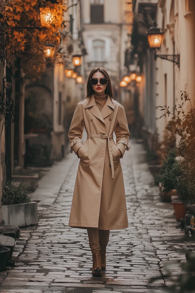 A-Line Trench Coats for Feminine Outerwear - photo 3