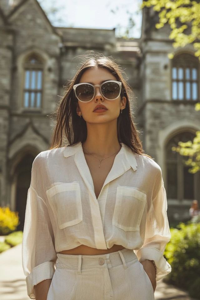 Casual Campus Styles with Oversized Button-Downs: Effortless Comfort Meets Academic Chic - photo 3