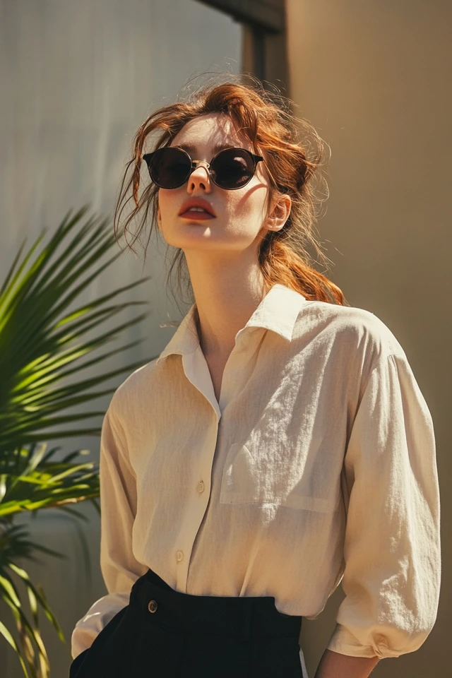 Relaxed Button-Up Shirts for Casual Elegance: Effortlessly Chic and Timelessly Versatile - photo 3