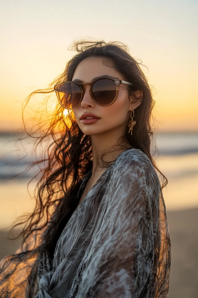 Romantic Walk Along the Beach Looks with Sheer Cover-Ups: Effortless Elegance for Coastal Moments - photo 3