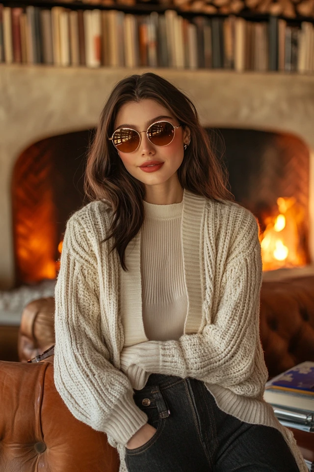 Effortless Book Club Styles with Comfy Knitwear: Cozy Looks for Literary Gatherings - photo 3
