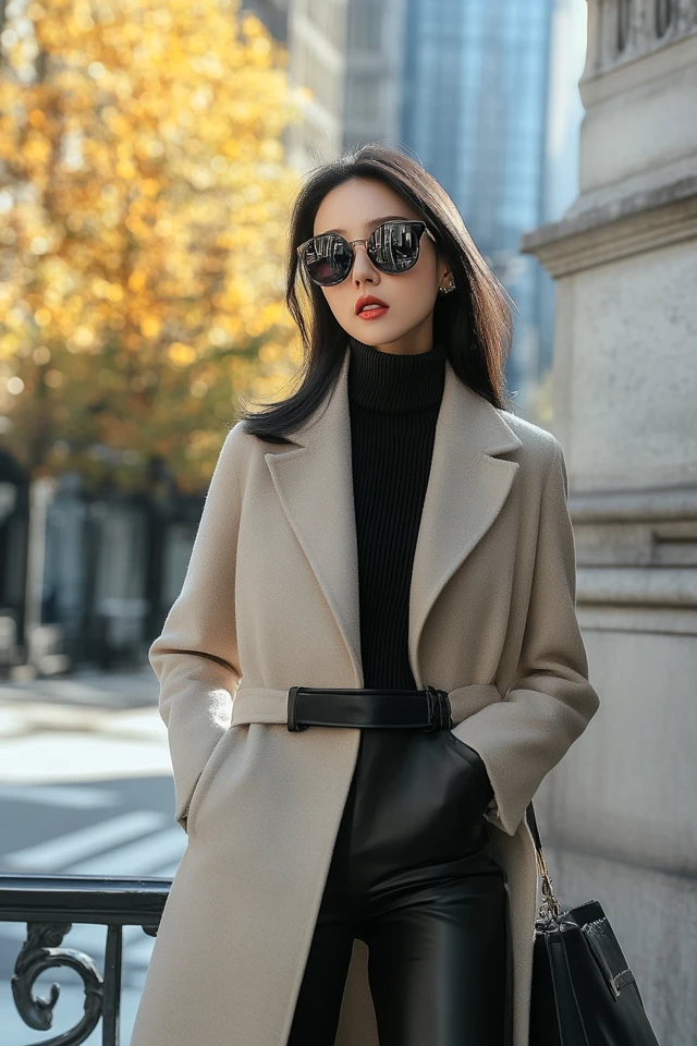 Structured A-Line Coats for Timeless Elegance - photo 3