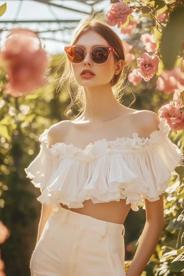 Easy Ruffle Blouses for Romantic Looks - photo 3
