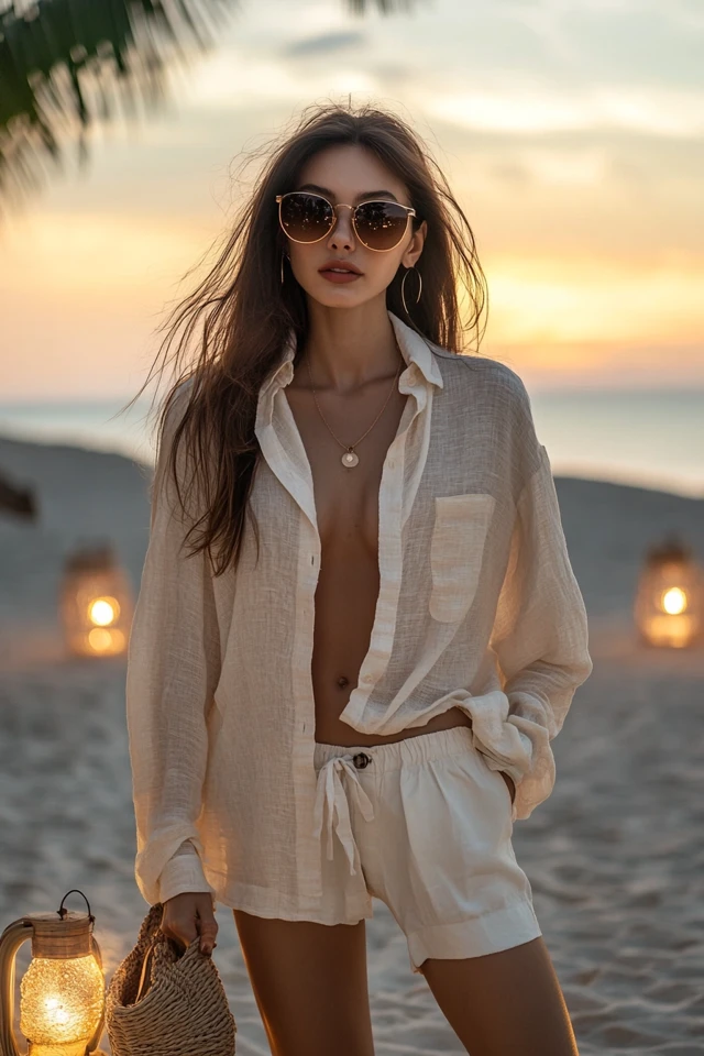 Long-Sleeve Linen Shirts for Breezy Summer Nights - photo 3