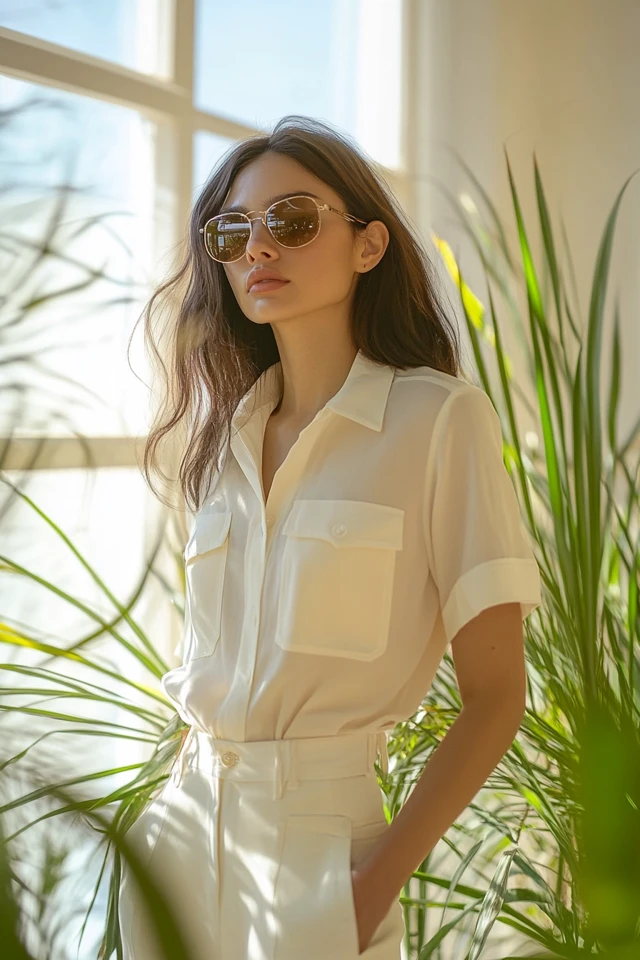 Short-Sleeve Button-Ups for Springtime Sunshine: A Breezy and Stylish Wardrobe Must-Have - photo 3