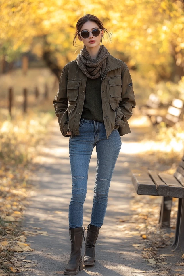 Relaxed Cargo Jackets for Mild Fall Winds - photo 3