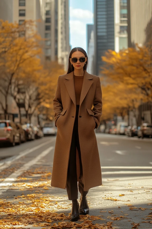 Layered Long Coats for Windy City Walks - photo 3